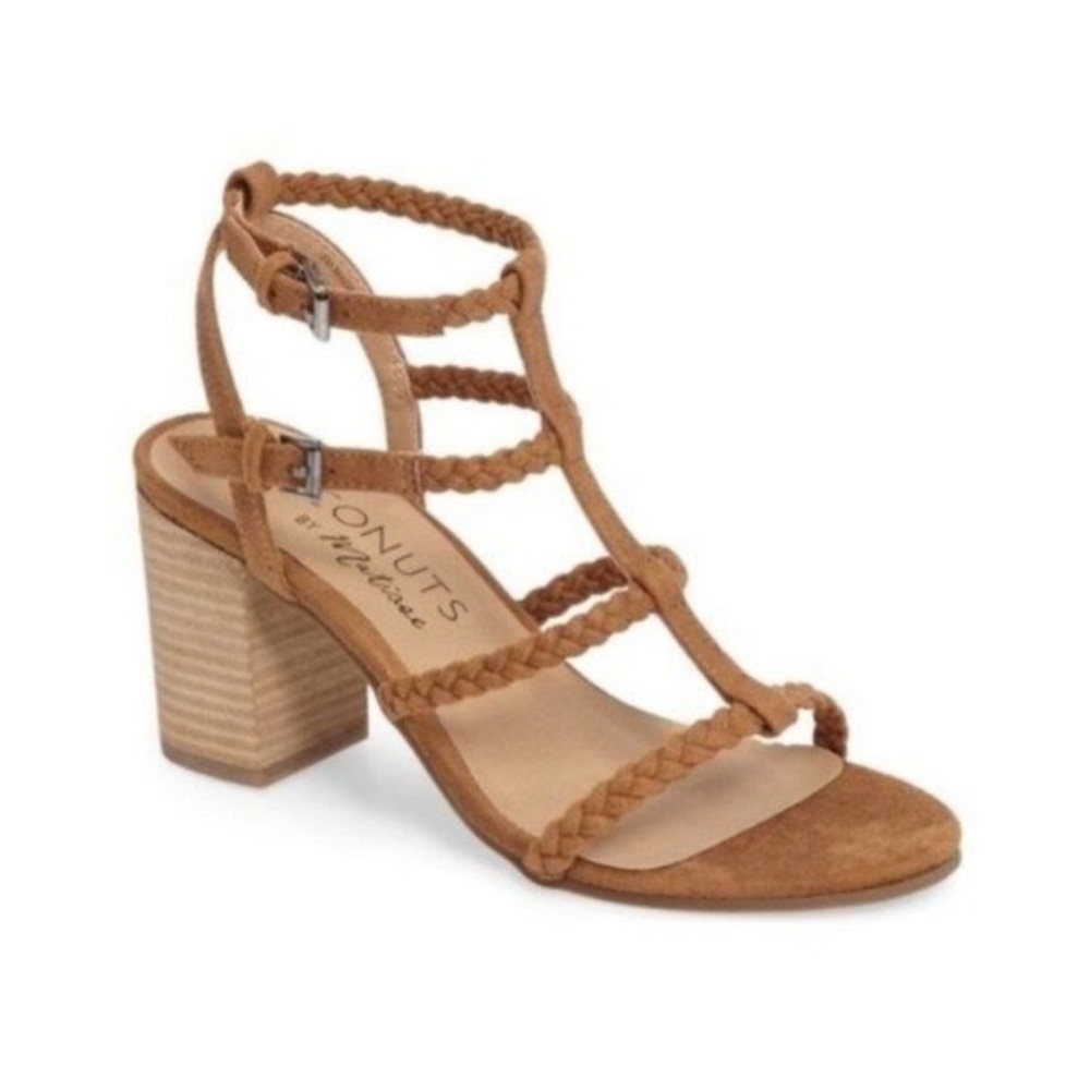New COCONUTS By Matisse Cora Tan Leather Heels Size 9